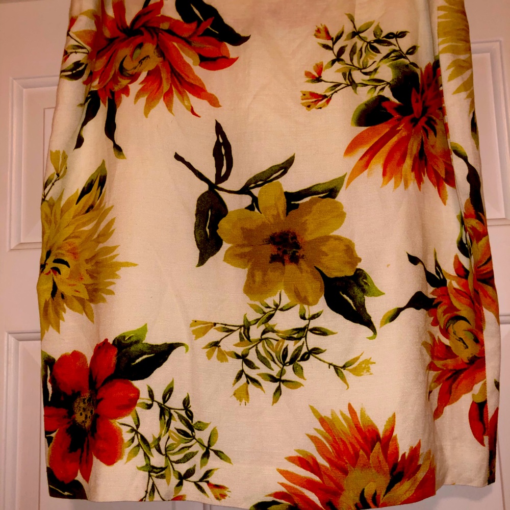 Two floral skirts